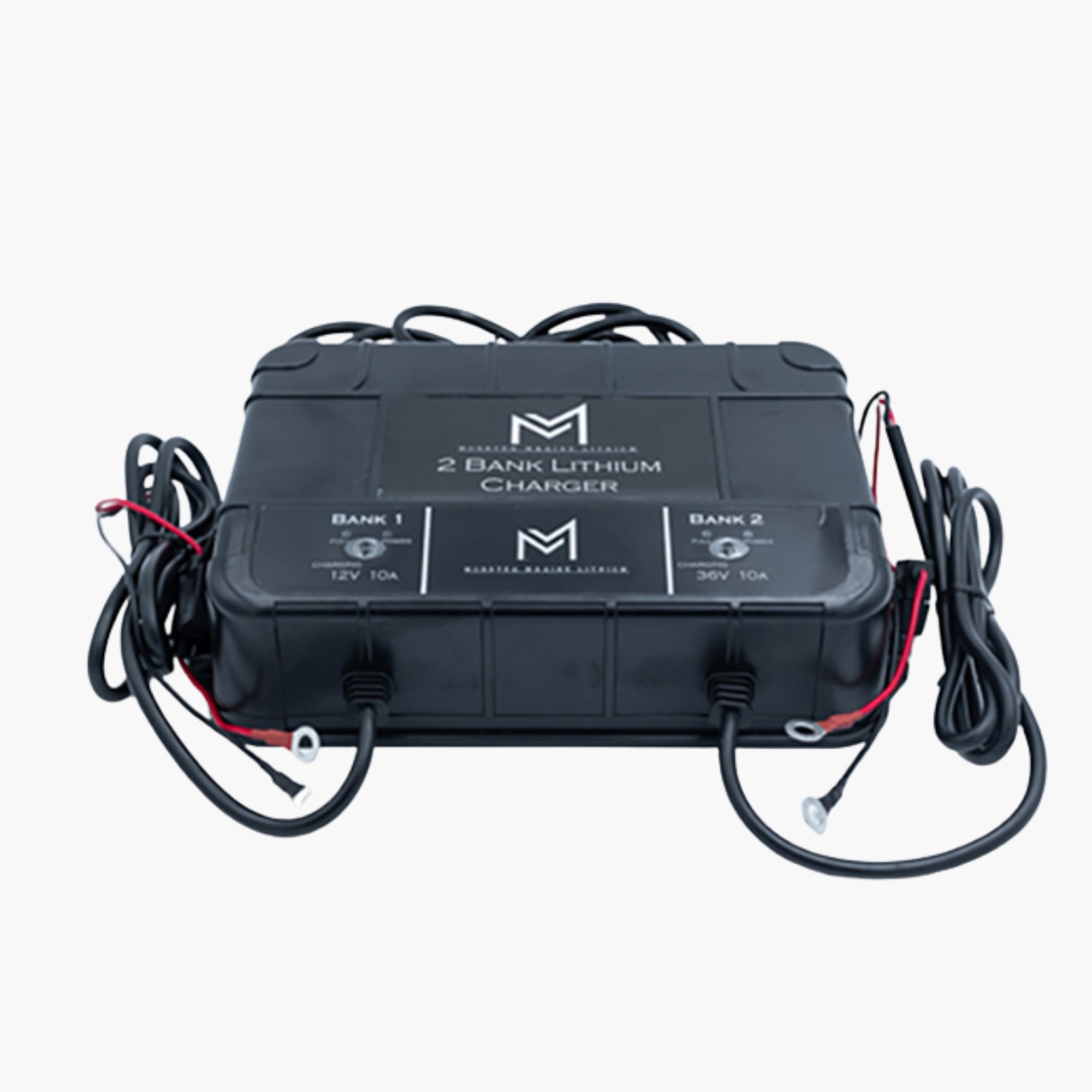 2 BANK LITHIUM CHARGER - PLASTIC - 12V 36V