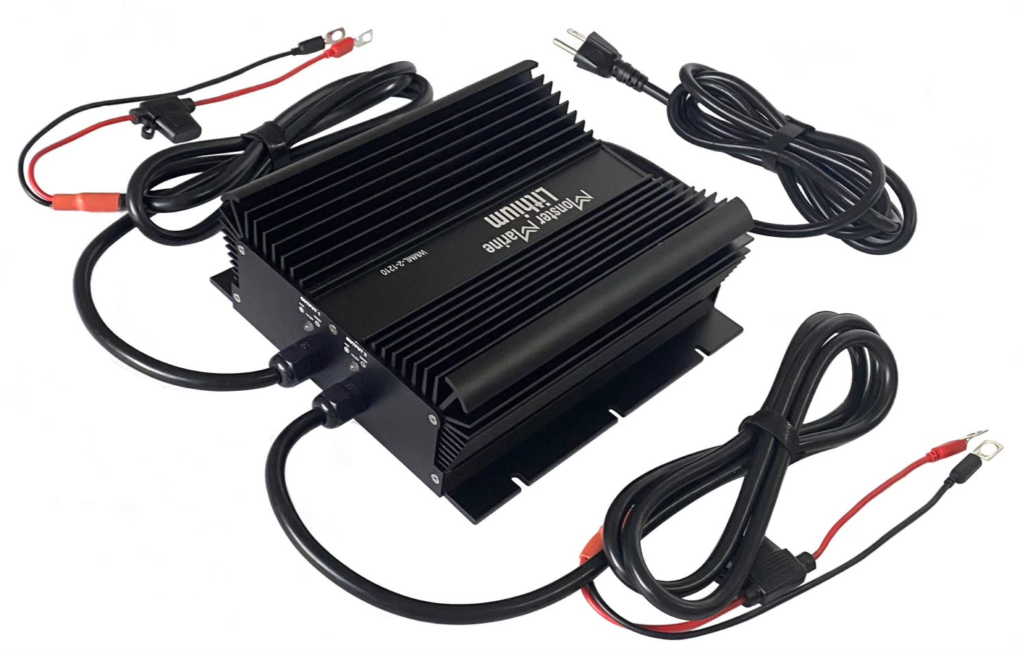 2 Bank Lithium & AGM Marine Waterproof Battery Charger