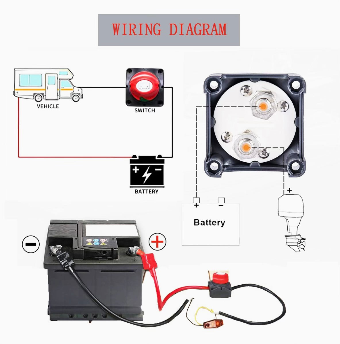 Battery Disconnect Switch On/OFF – Monster Marine Lithium