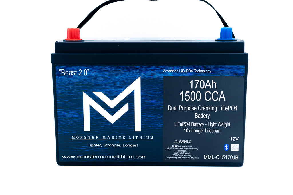1500 CCA 170AH Dual Purpose Cranking Lithium Beast 2.0 Bluetooth