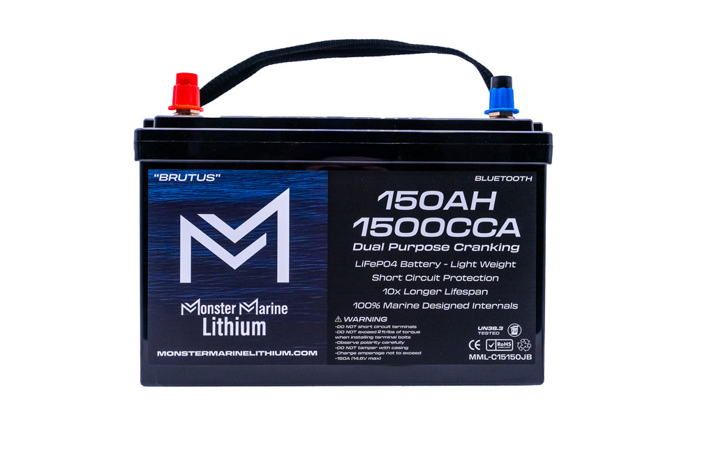 1500CCA 150AH Dual Purpose Bluetooth Cranking Lithium "Brutus"
