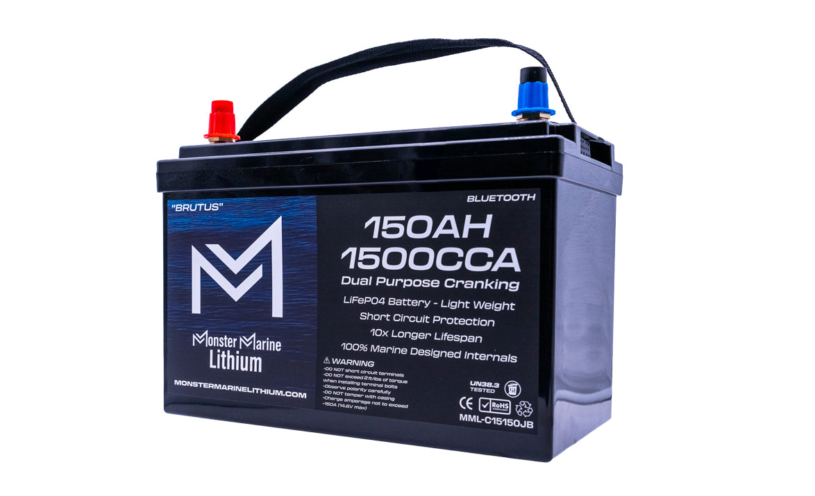 1500CCA 150AH Dual Purpose Bluetooth Cranking Lithium "Brutus"