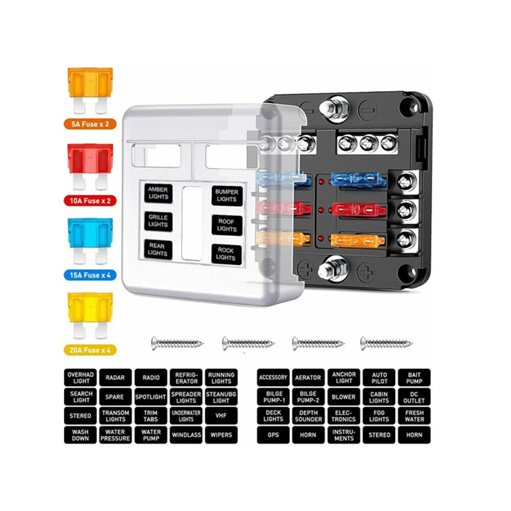 6 Way Fuse Block – Monster Marine Lithium