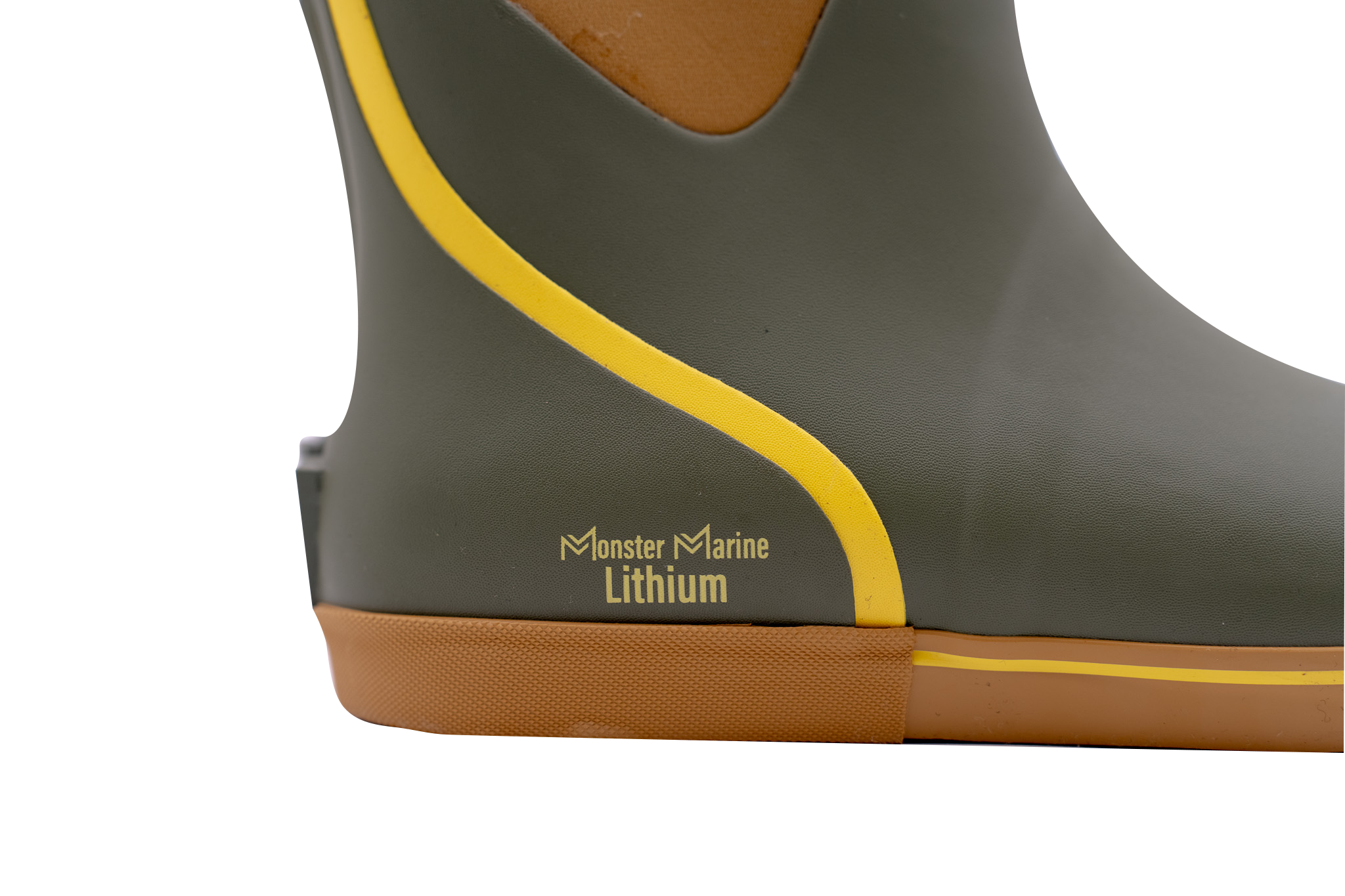 RAIN WARDENS -  GREEN AND YELLOW - WATERPROOF BOOTS