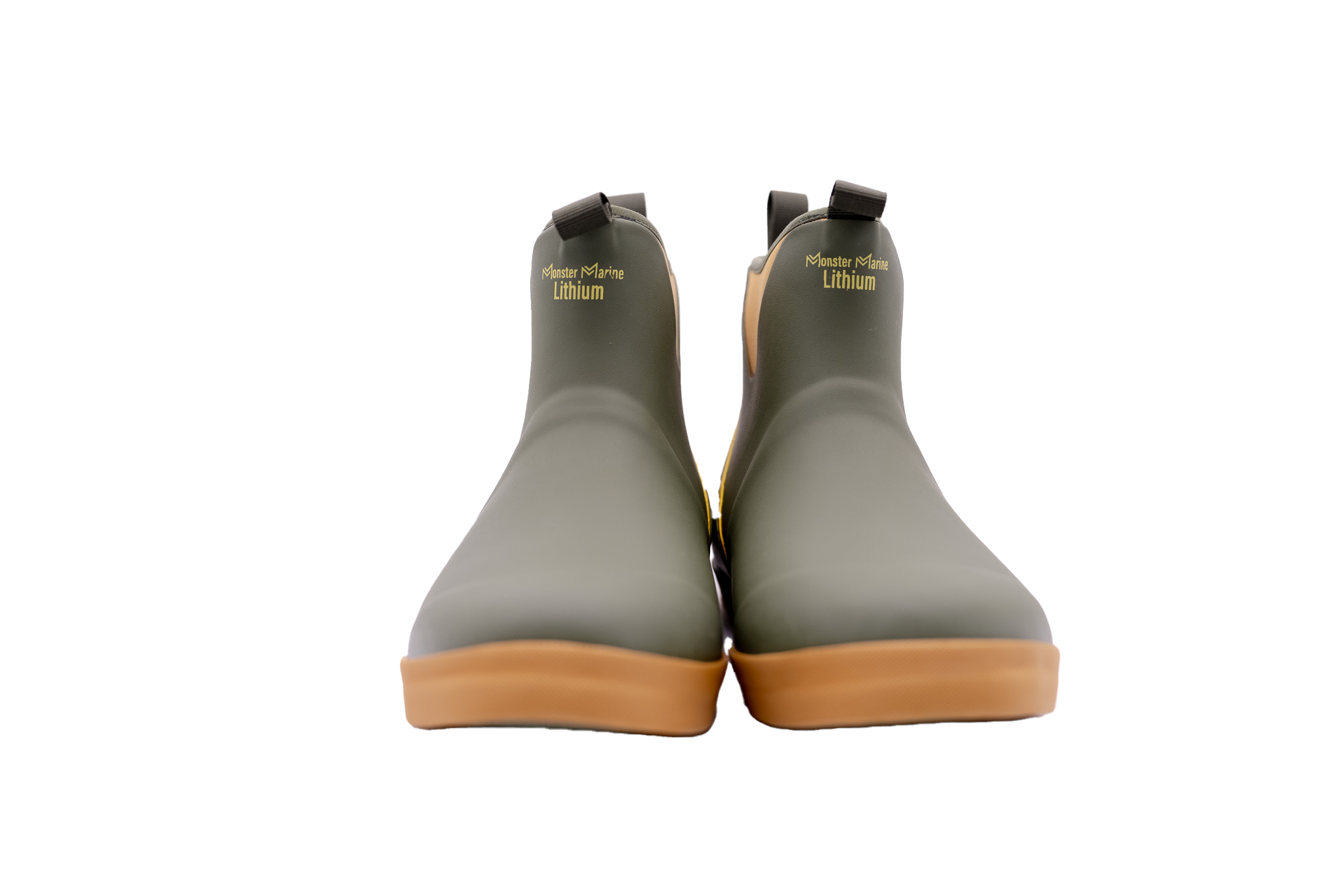 RAIN WARDENS -  GREEN AND YELLOW - WATERPROOF BOOTS