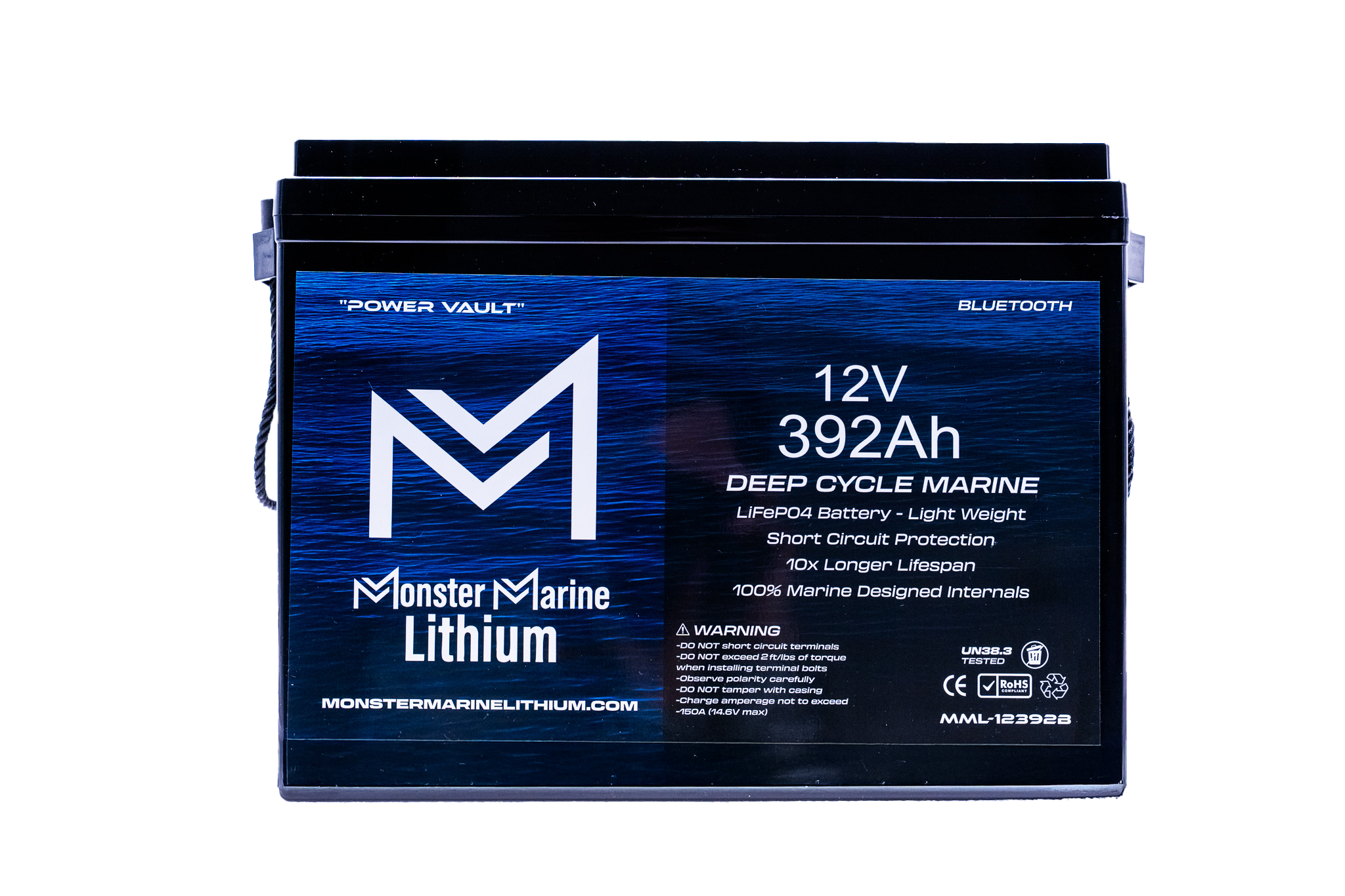 12v 392Ah Deep Cycle Lithium "POWER VAULT"