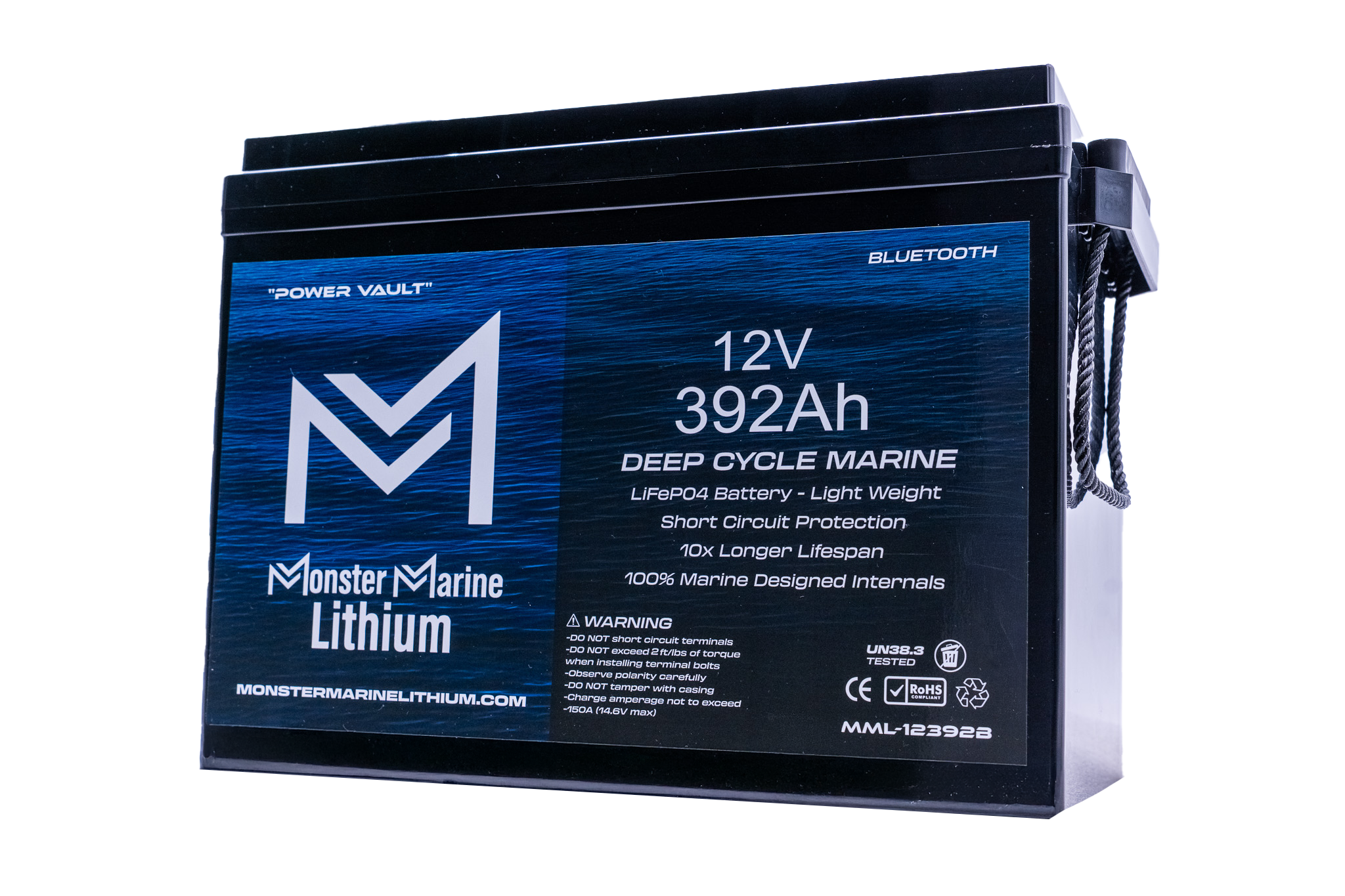 12v 392Ah Deep Cycle Lithium "POWER VAULT"